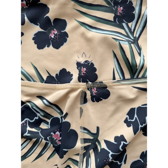 Beyond Yoga Leggings Women's Size Small S Yellow Floral Olympus High Waisted - Picture 3 of 7